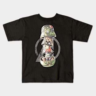 stacked heroes Kids T-Shirt